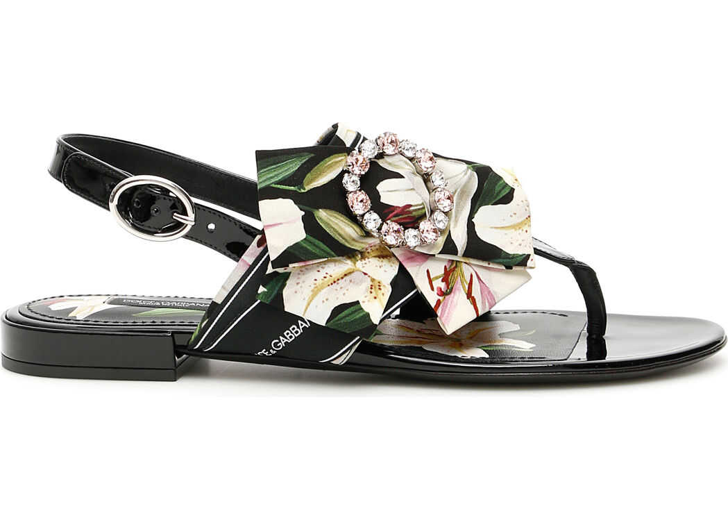 Dolce & Gabbana CQ0287 AA137 GIGLI FDO NERO