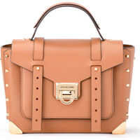 Genti de umar Michael Kors Borsa A Tracolla Michael Kors Manhattan Md In Pelle Color Ghianda