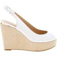 Sandale Hardy Wedges In White Leather Femei