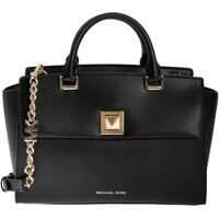 Genti de mana Michael Kors Sylvia Medium Handbag In Black Leather
