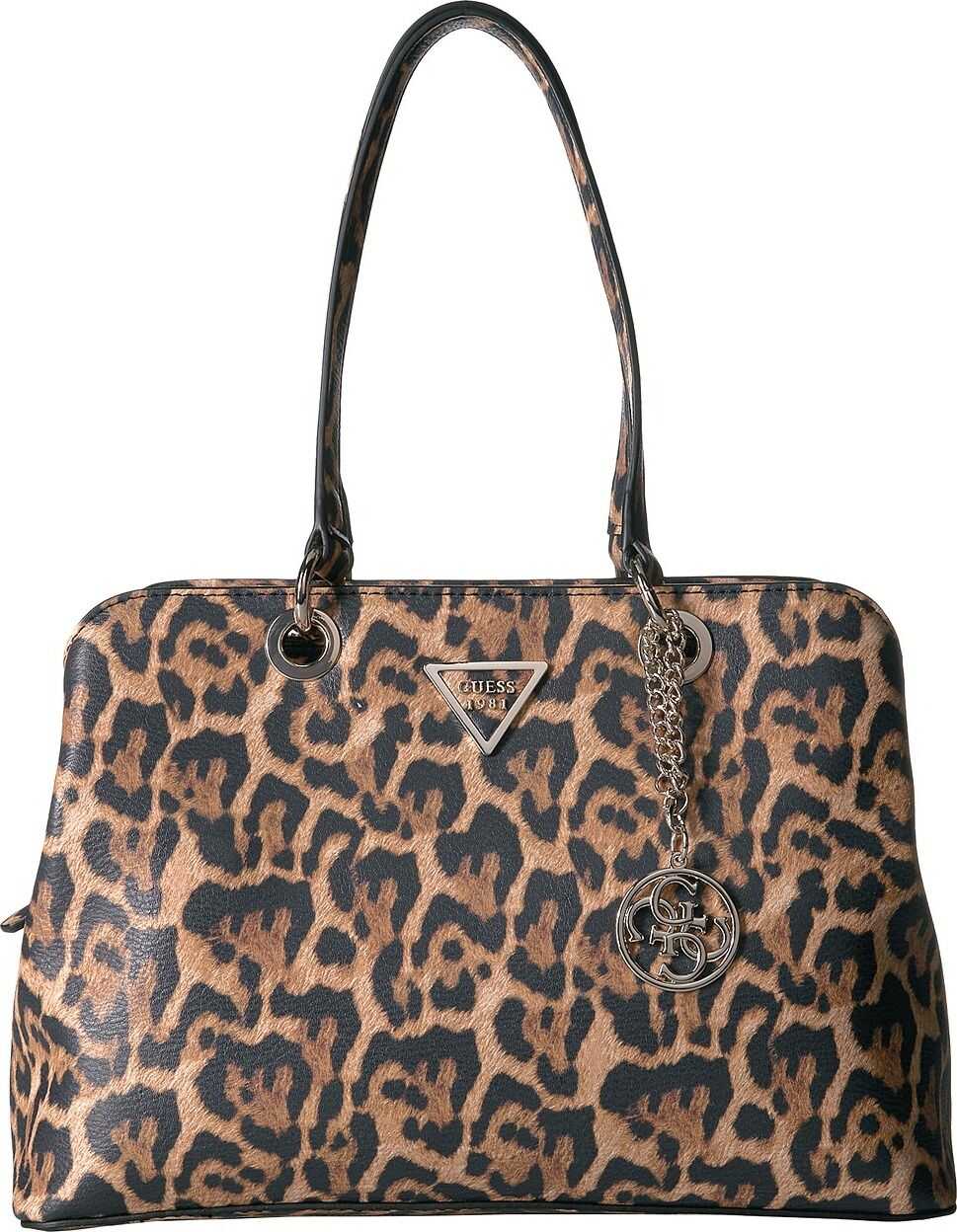 GUESS Lauri Satchel Leopard