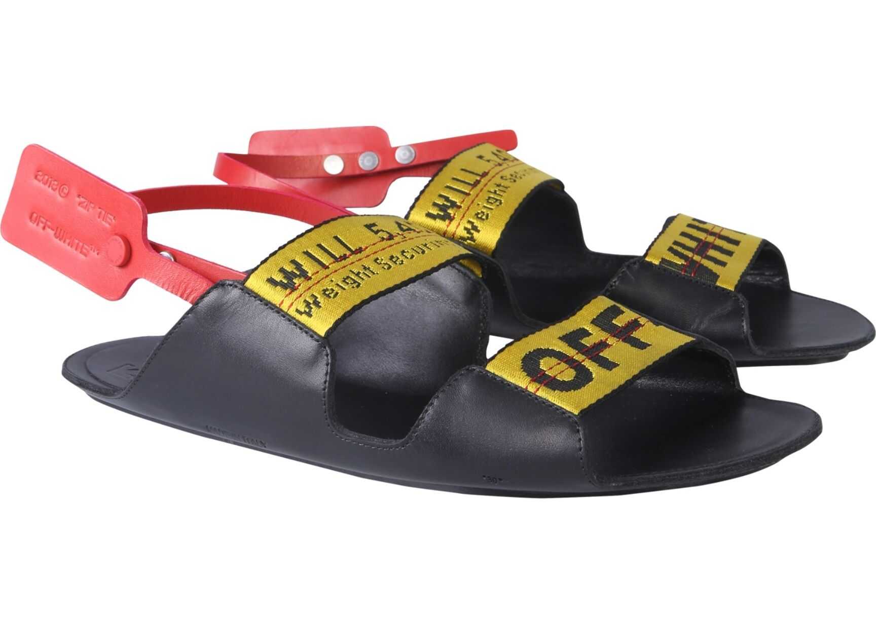 Off-White Zip Tie Sandal BLACK