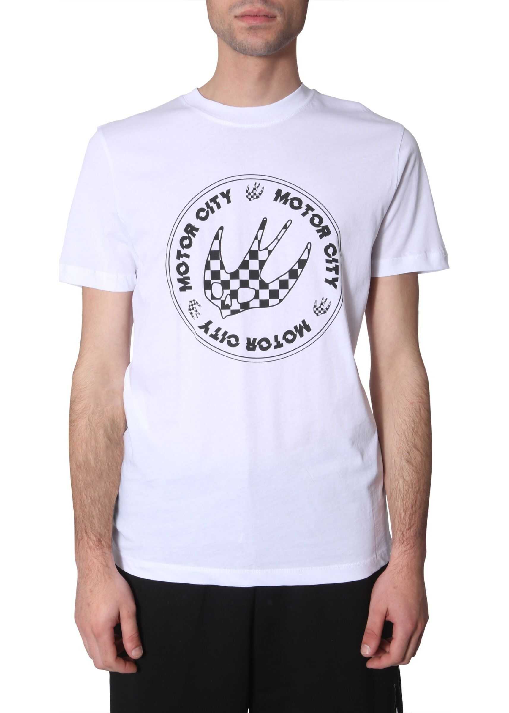 MCQ Alexander McQueen Round Neck T-Shirt WHITE