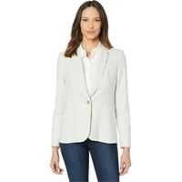 Sacouri elegante Novelty One-Button Patch Pocket Jacket Femei