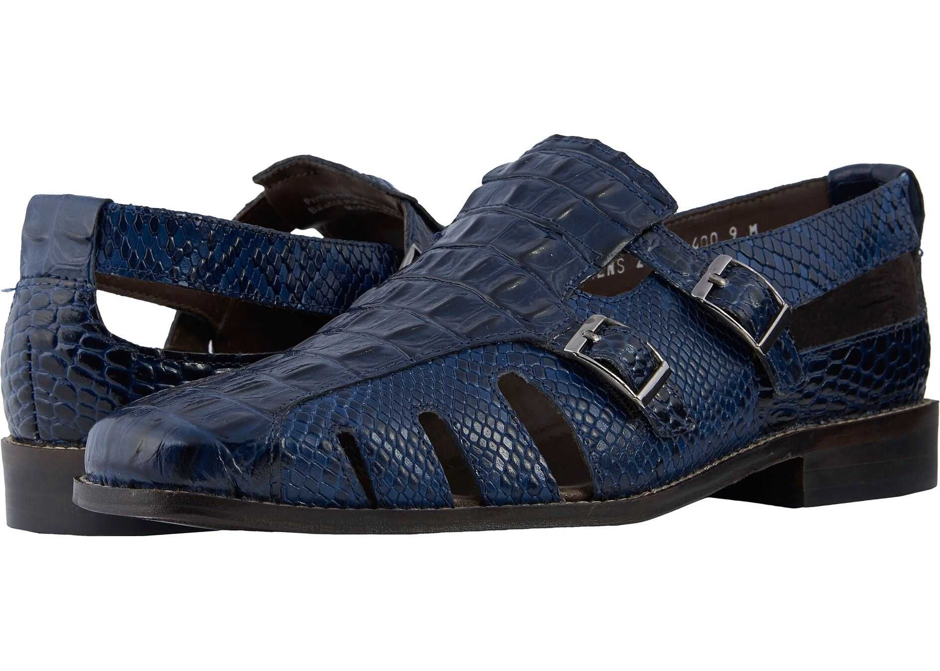 Stacy Adams Seneca Fisherman Sandal Dark Blue