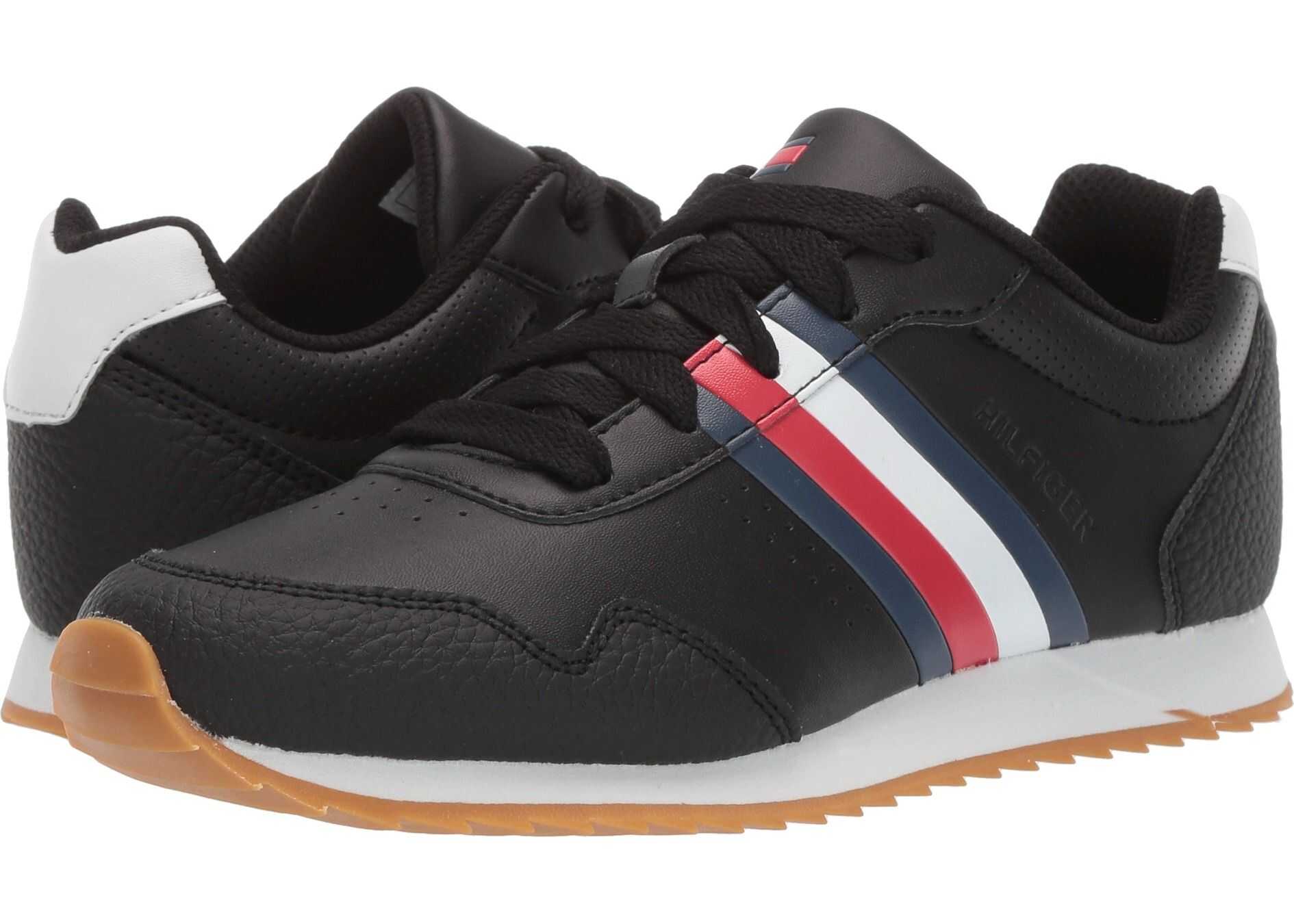 Tommy Hilfiger Kids Julian (Little Kid/Big Kid) Black/White/Red