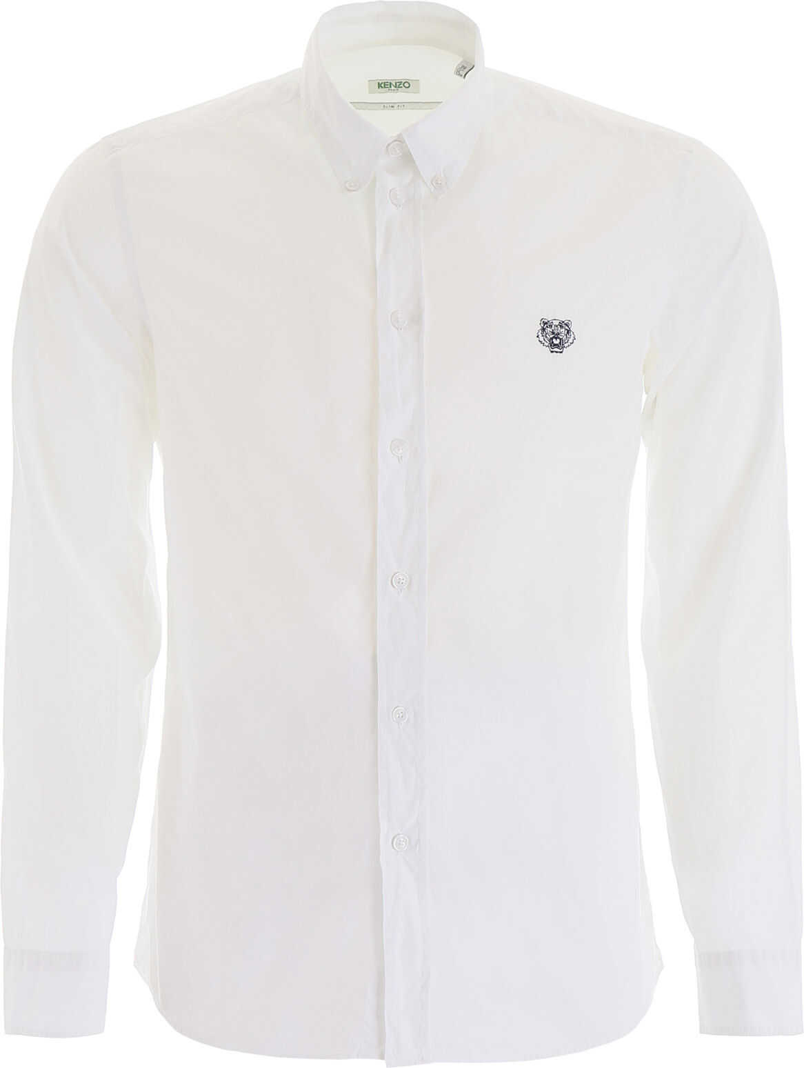 Kenzo Shirt With Tiger Embroidery BLANC