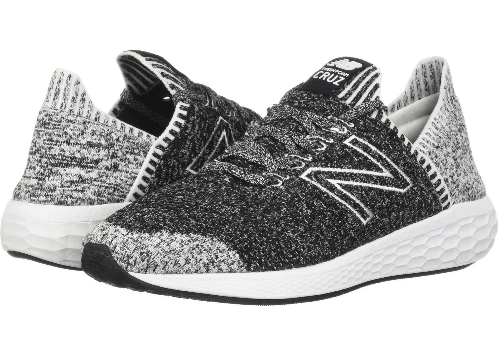 New Balance Fresh Foam Cruz v2 Sock Fit Black/White