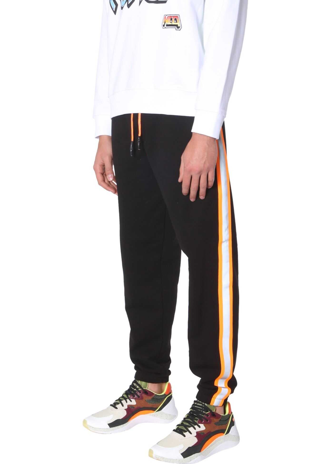 MCQ Alexander McQueen Cotton Jersey Jogging Pants BLACK