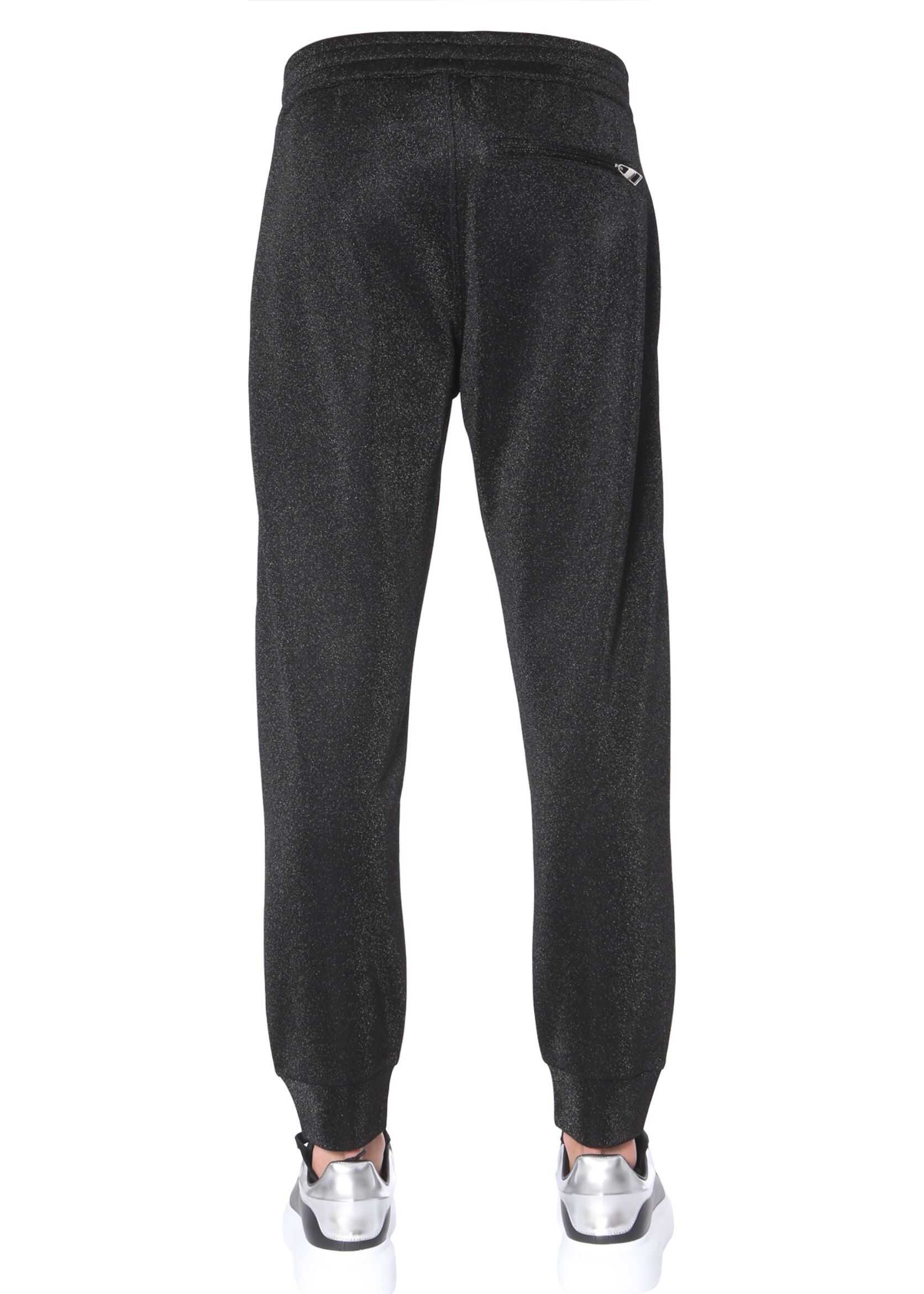 Alexander McQueen Jogging Pants With Skull Patches BLACK