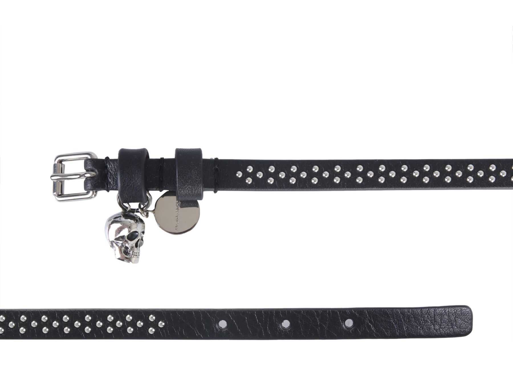 Alexander McQueen Double Turn Bracelet BLACK