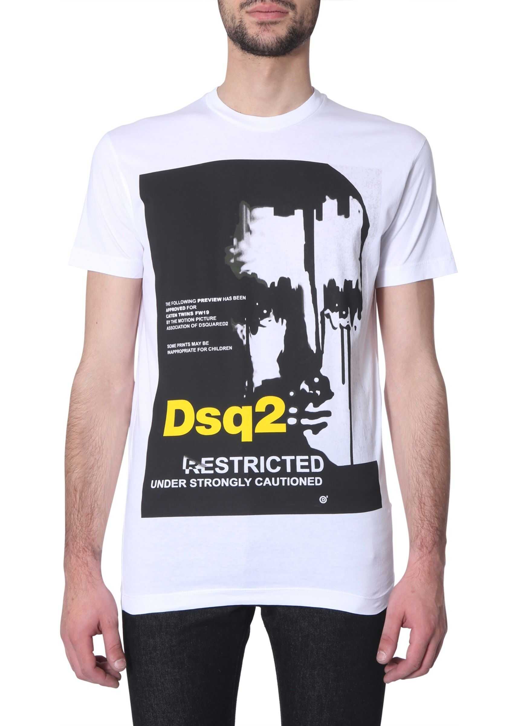 DSQUARED2 Crew Neck T-Shirt WHITE