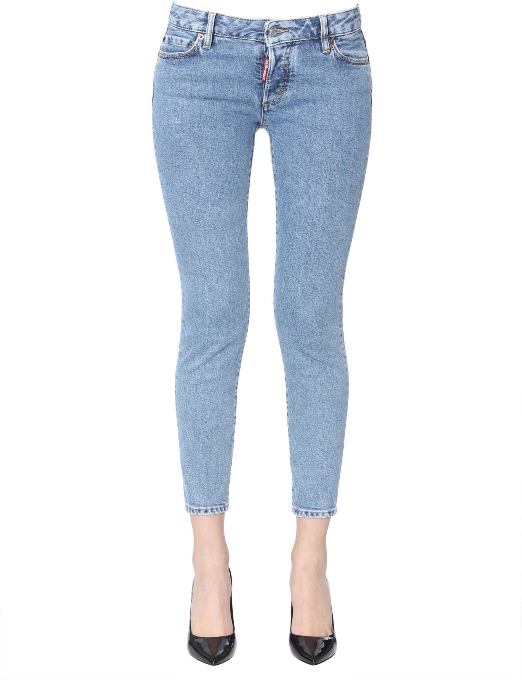 Blug DSQUARED2 Jennifer Cropped Jeans DENIM