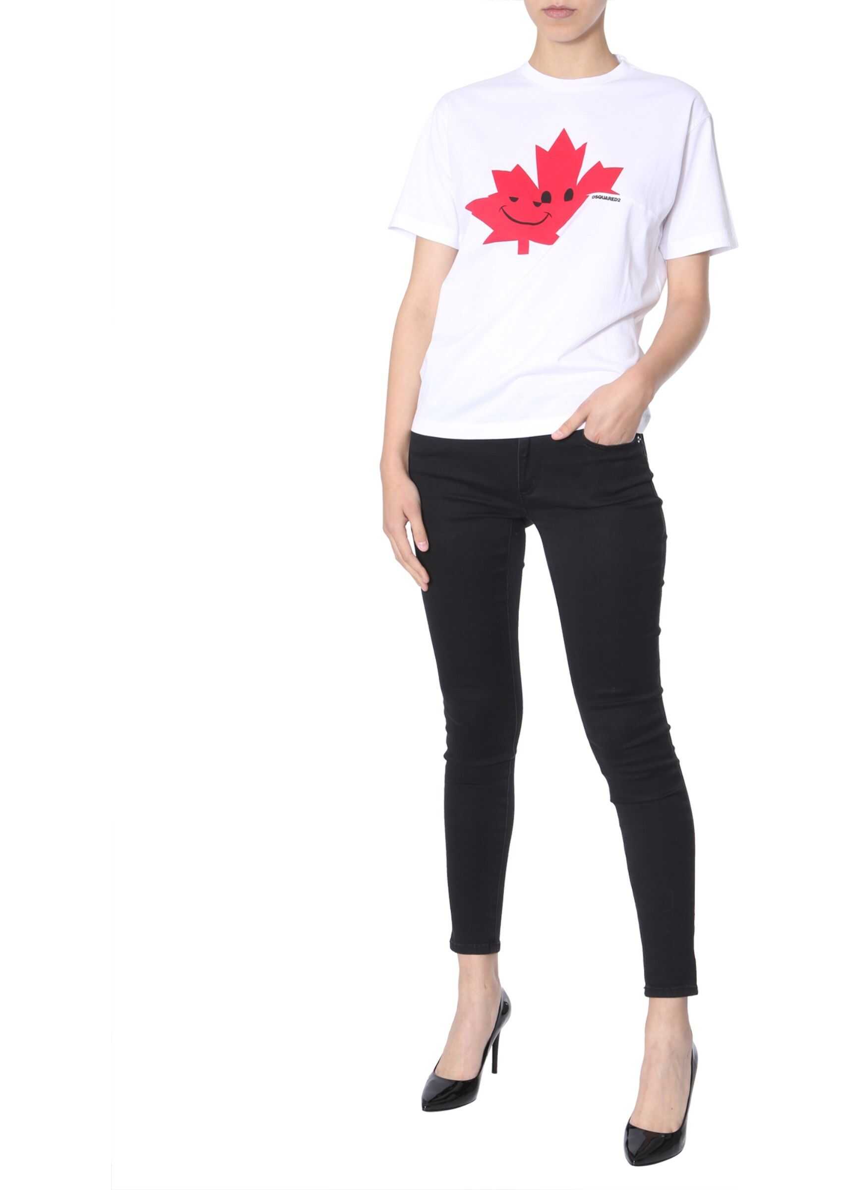DSQUARED2 New Diana Fit T-Shirt WHITE