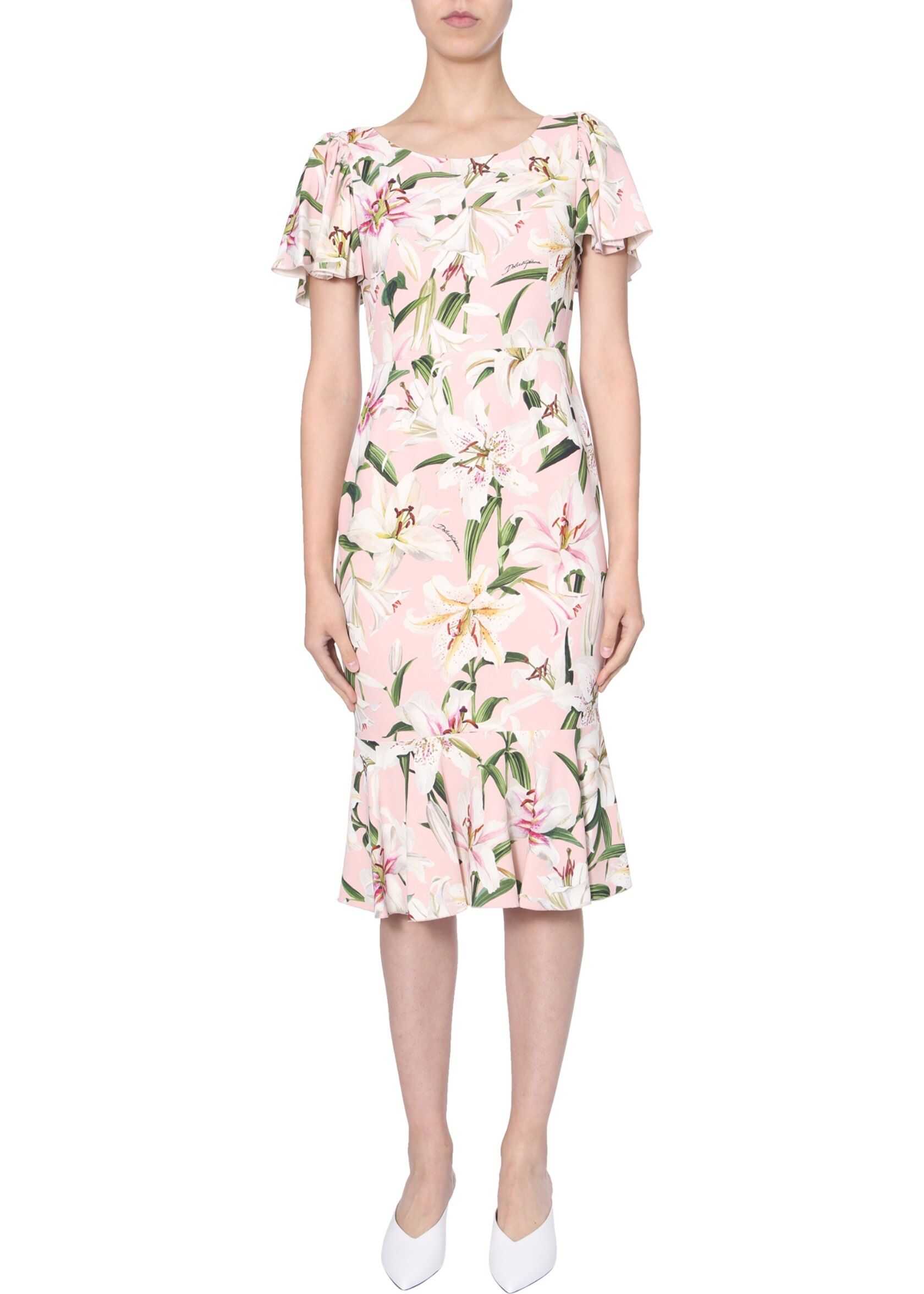 Dolce & Gabbana Longuette Dress PINK