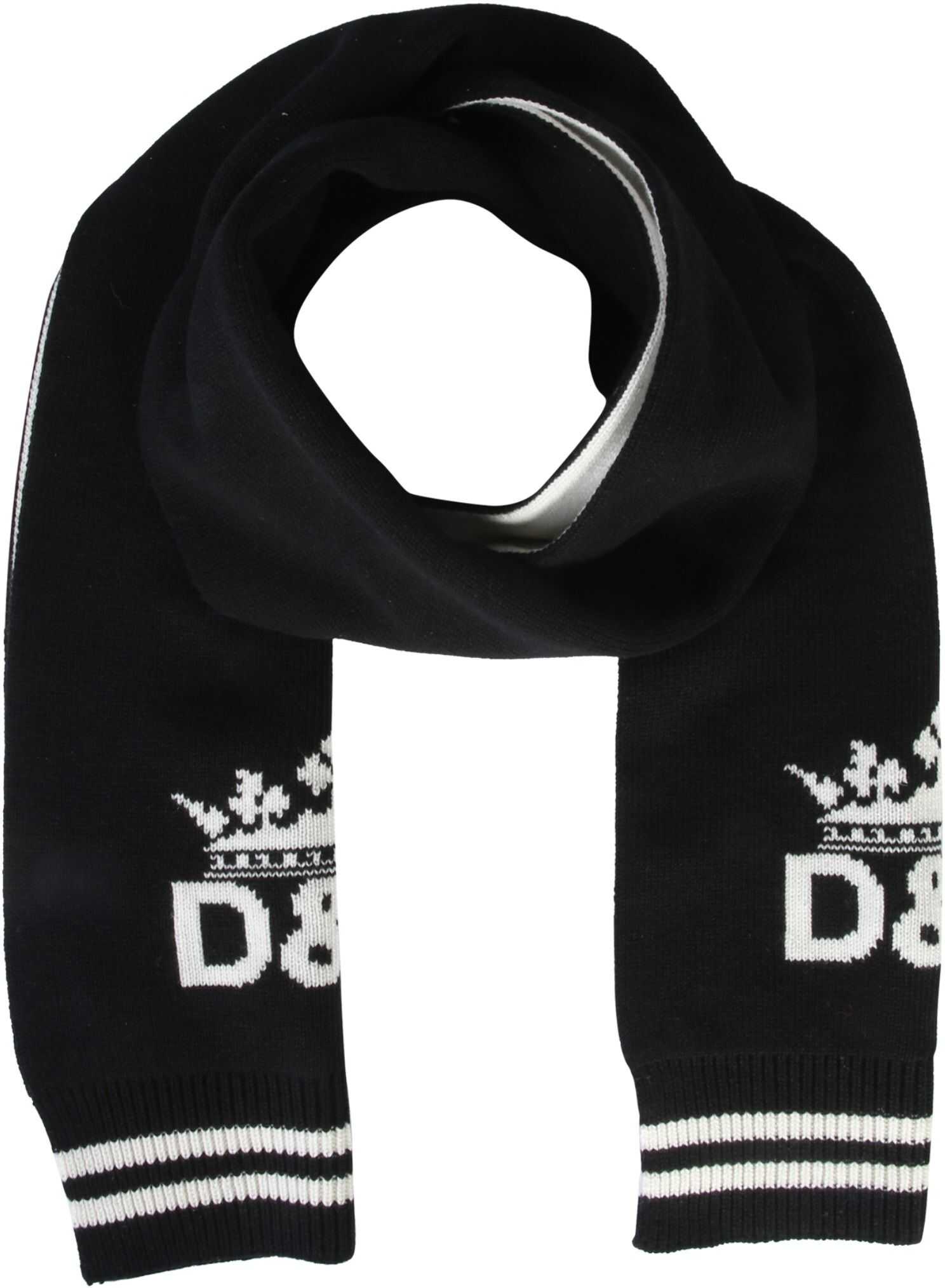 Dolce & Gabbana Cashmere Scarf BLACK
