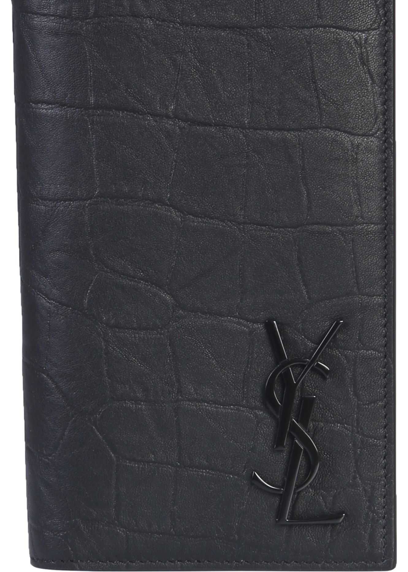 Saint Laurent Monogram Wallets BLACK