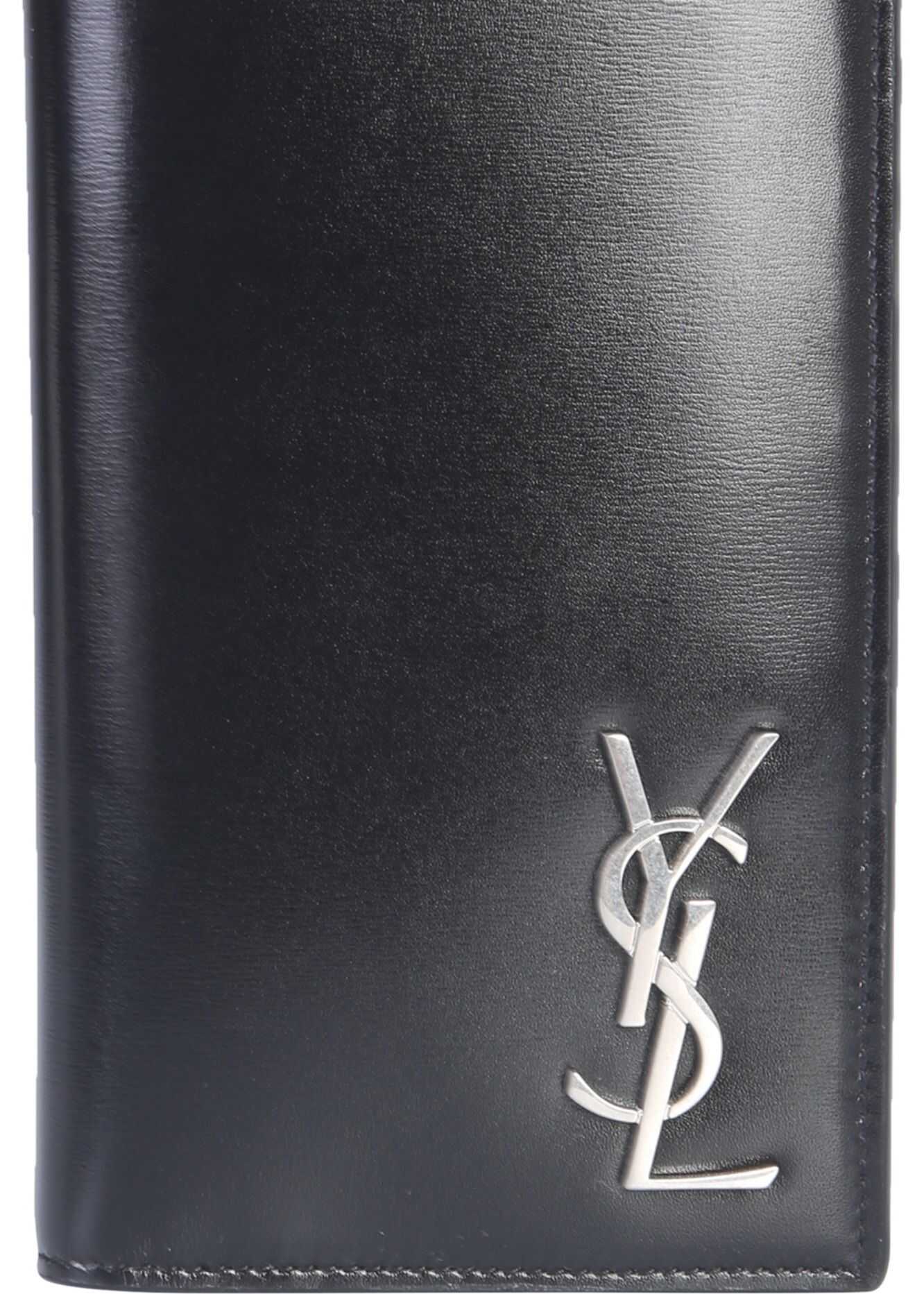 Saint Laurent Monogram Wallet BLACK