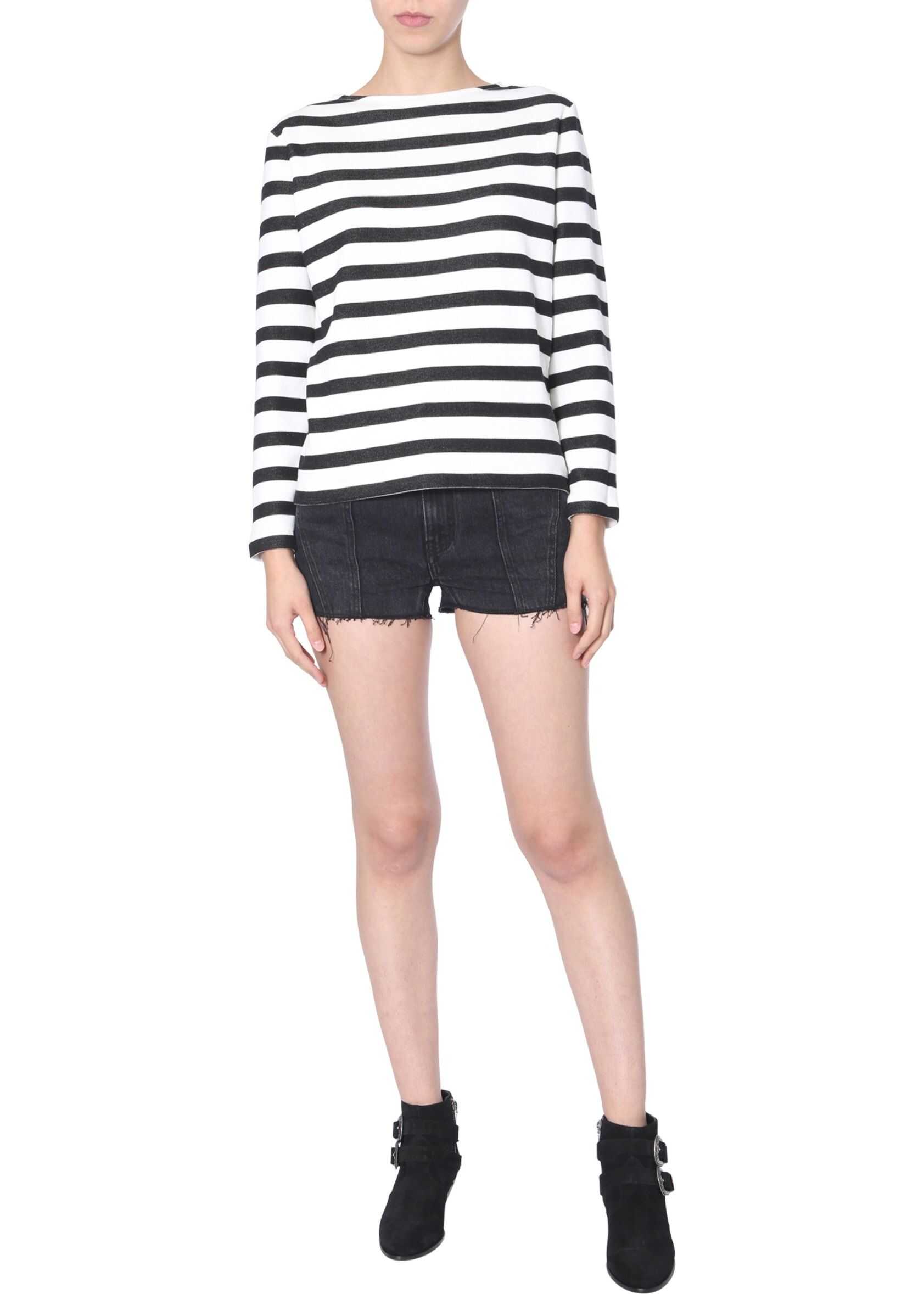 Bluza Saint Laurent Striped Sweatshirt MULTICOLOUR