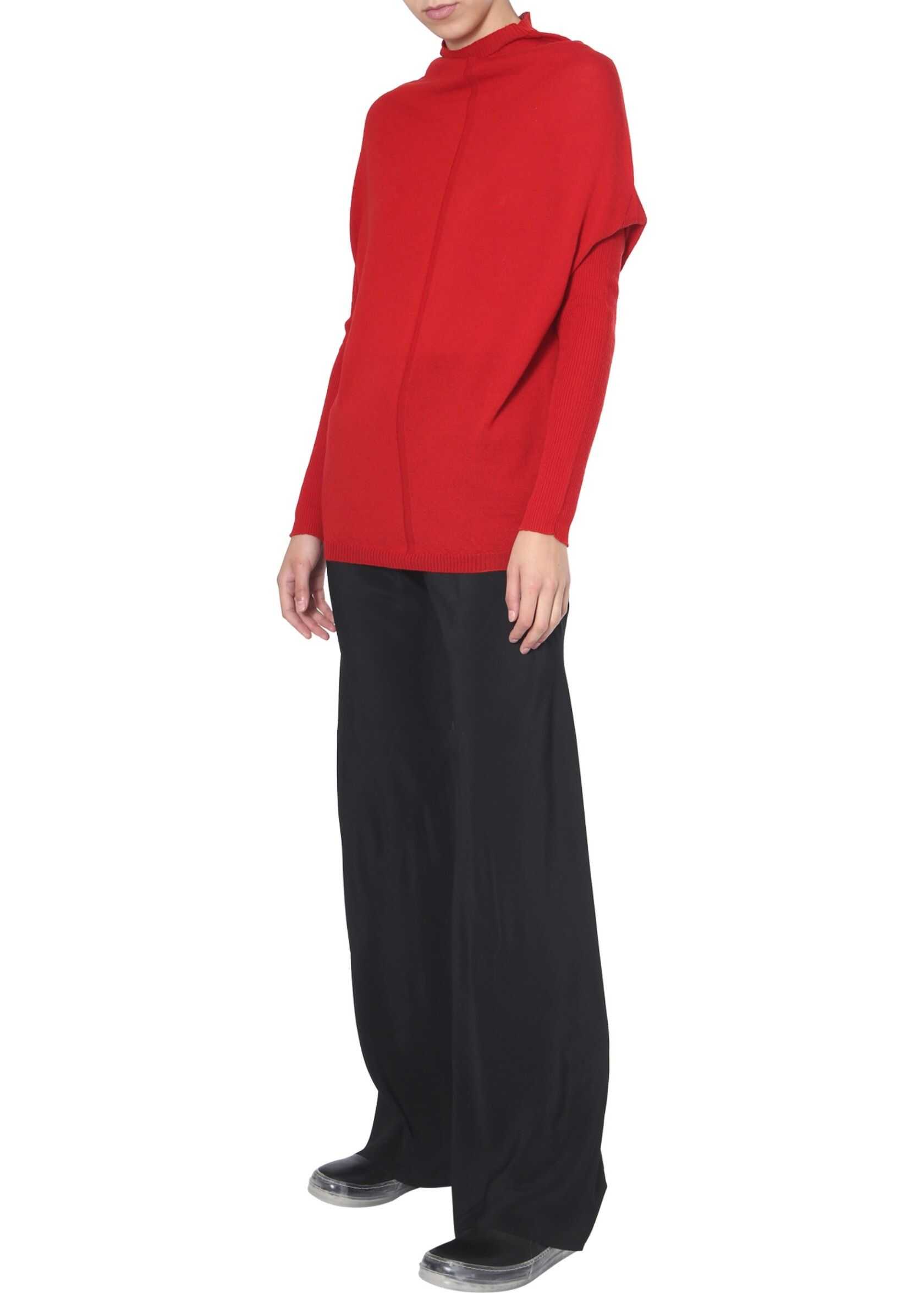 Rick Owens Oversize Fit Shirt RED