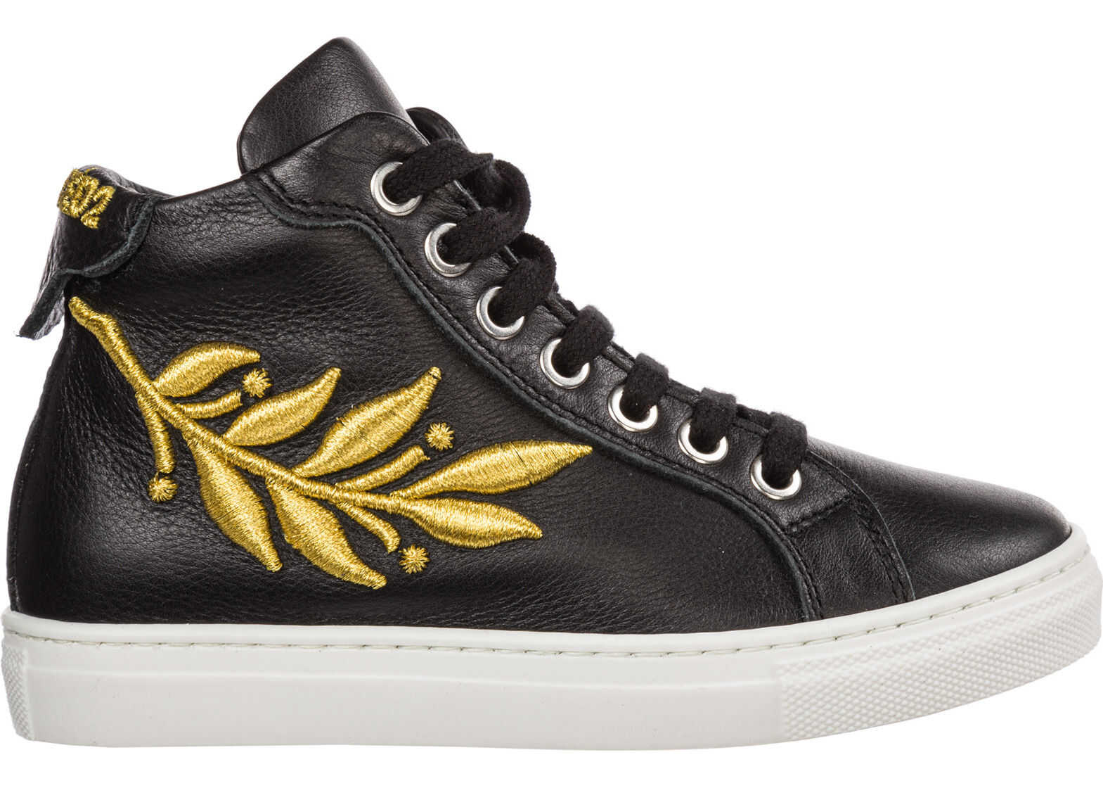 DSQUARED2 Leather Sneakers Black