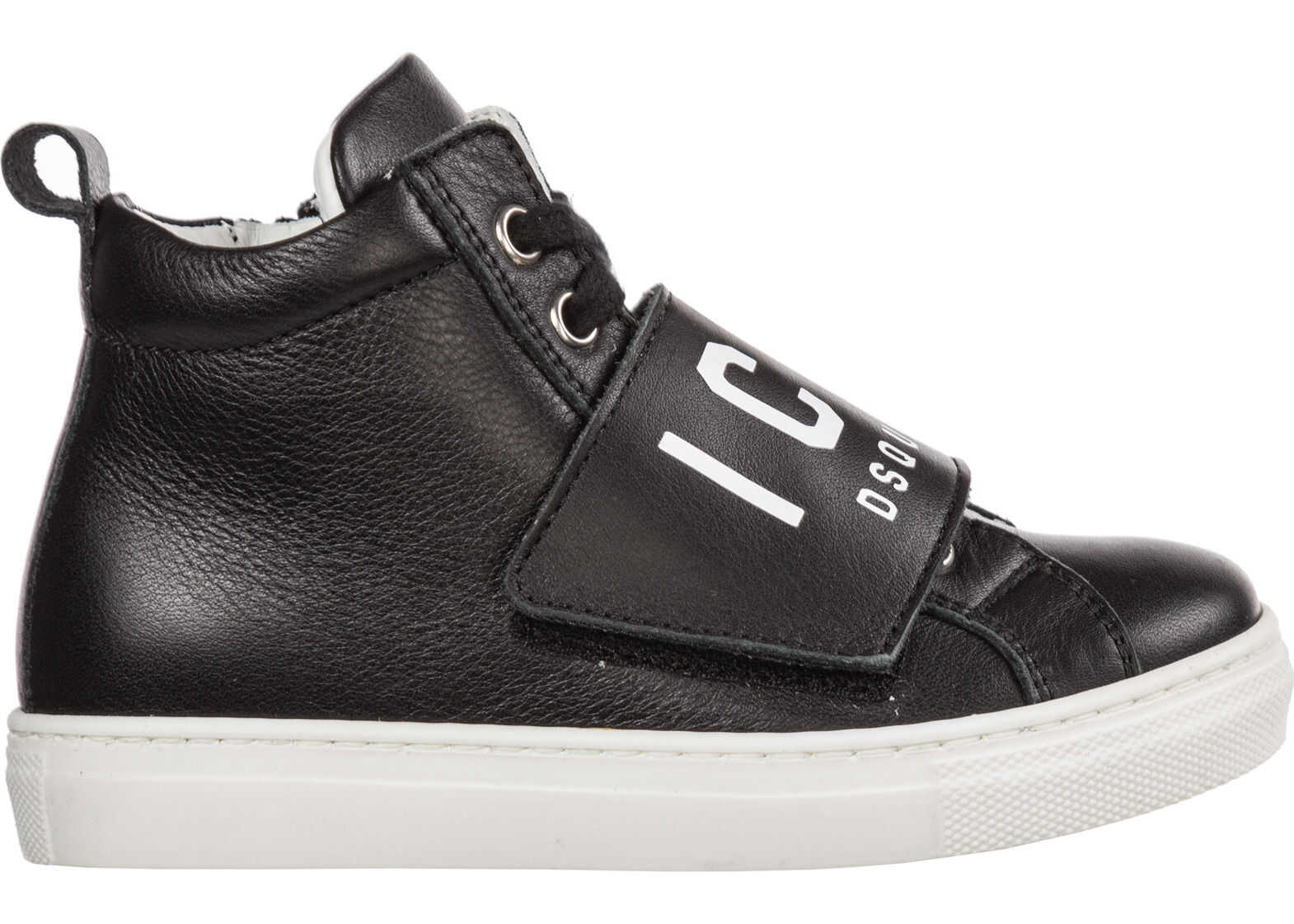 DSQUARED2 Sneakers Leather Black