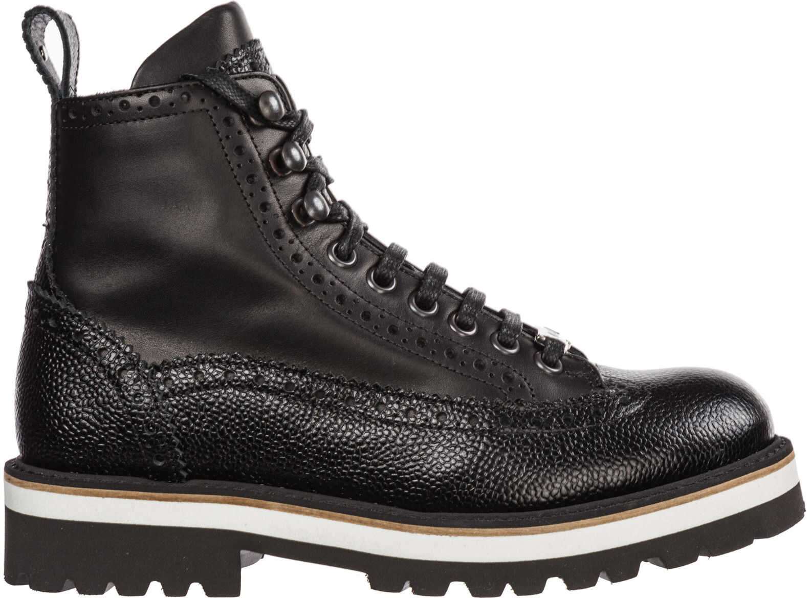 Cizma DSQUARED2 Boots Leather Black