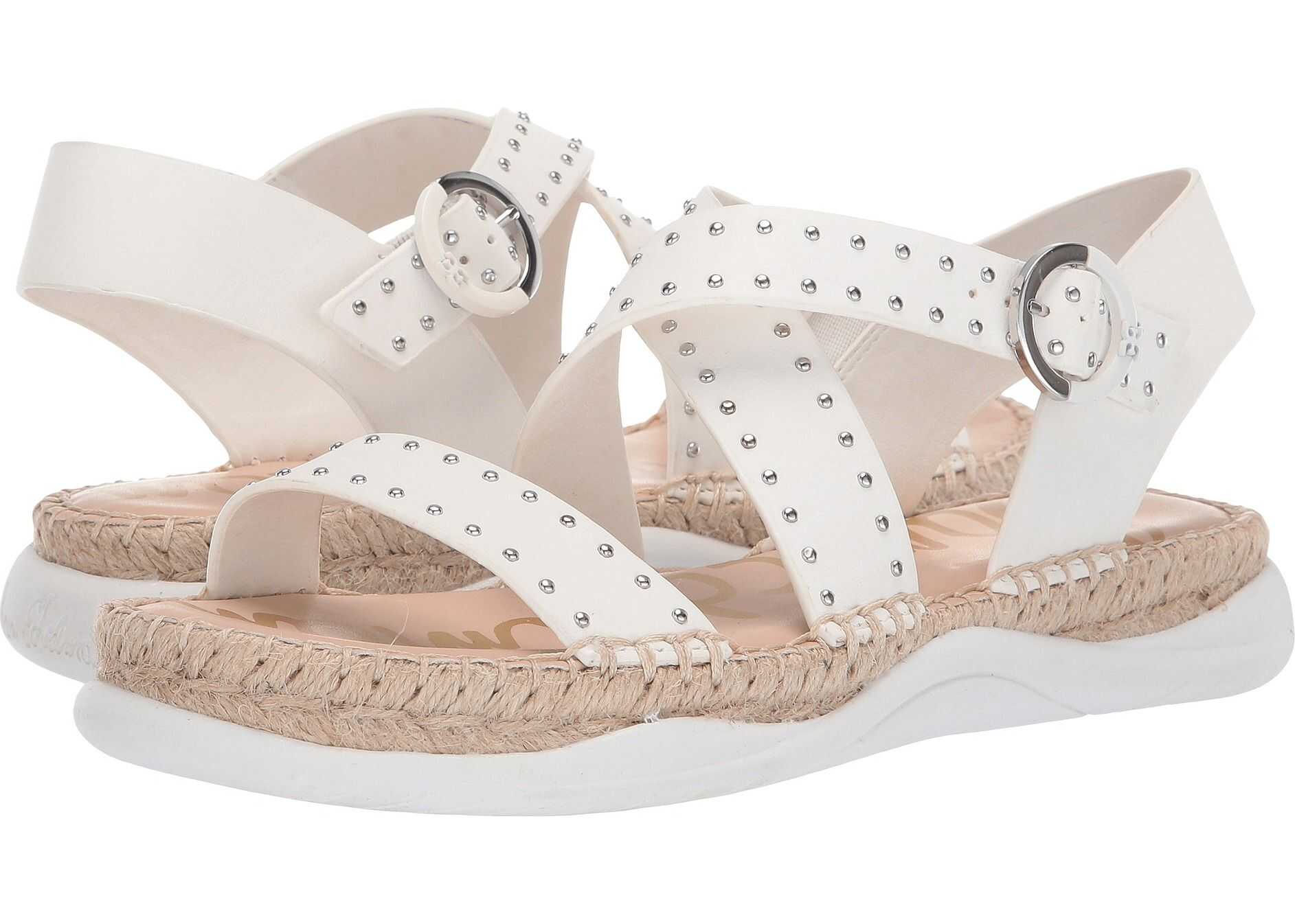 Sam Edelman Janette Bright White Heavy Texas Veg Leather