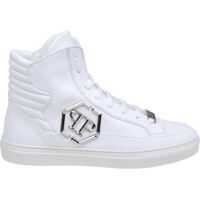 Sneakers Philipp Plein Hi-Top Sneakers In White