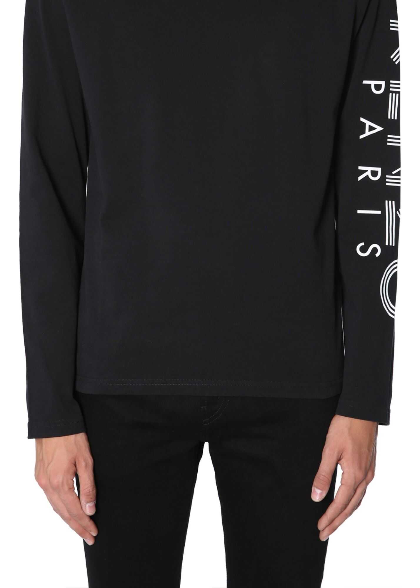 Kenzo Long Sleeve T-Shirt BLACK