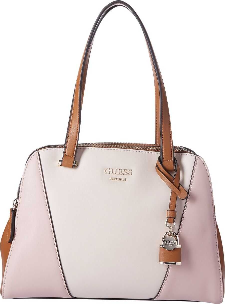 GUESS Shawna Cali Satchel Stone Multi