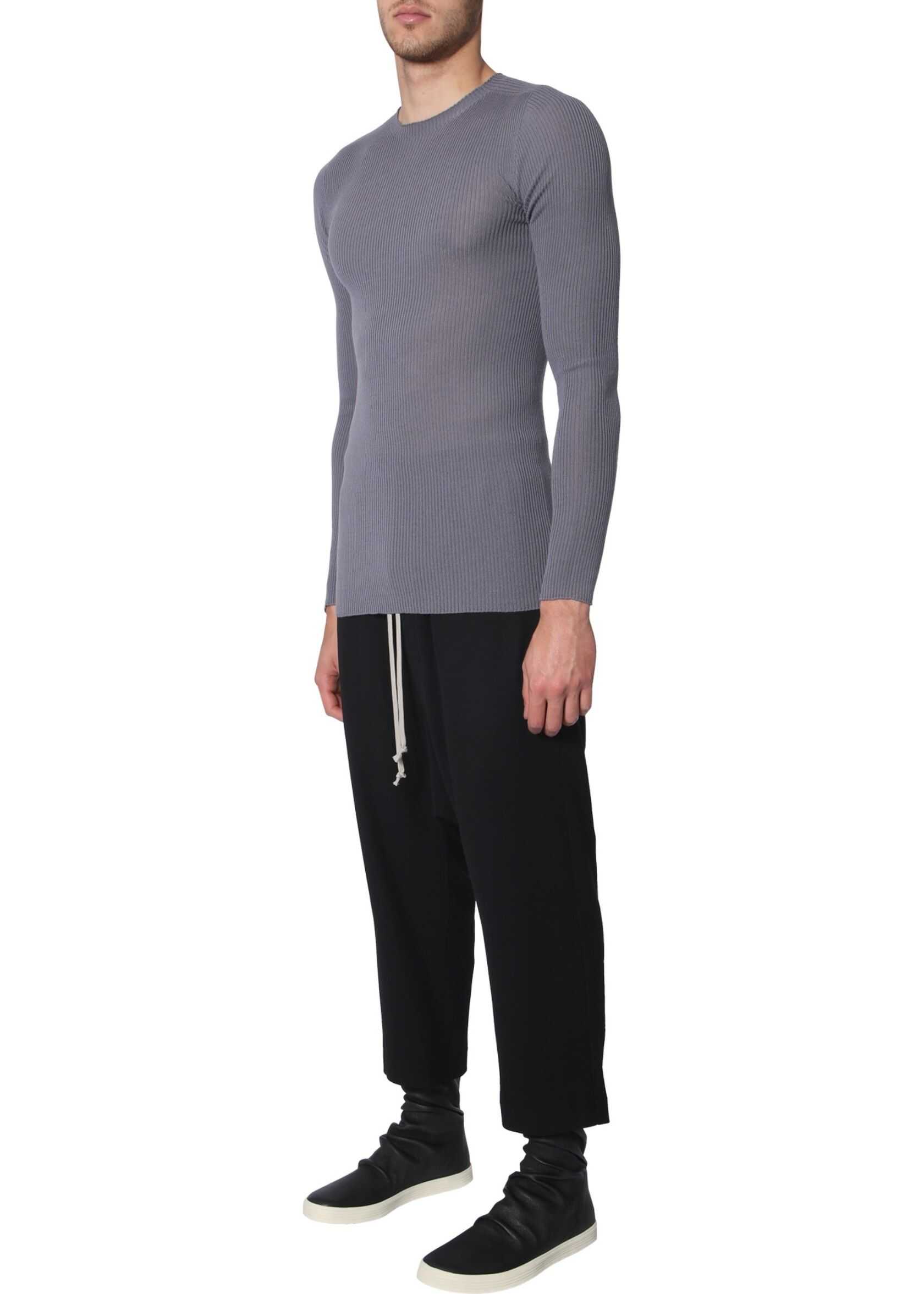 Rick Owens Crew Neck Sweater GREY