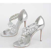 Sandale cu toc Michael Kors MICHAEL 11cm Leather Sandals*