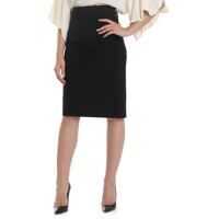 Fuste pana la genunchi Pencil Skirt In Stretch Wool Blend Femei