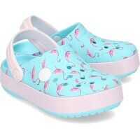 Slapi Crocband Multigraphic Clog Fete