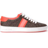 Sneakers Sneaker With Bas-Relief Logo And Coral Leather Trim Femei