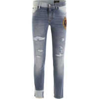 Blugi Slim Jeans With Patch Barbati