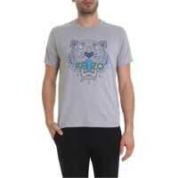 Tricouri Tiger T-Shirt In Melange Grey Barbati