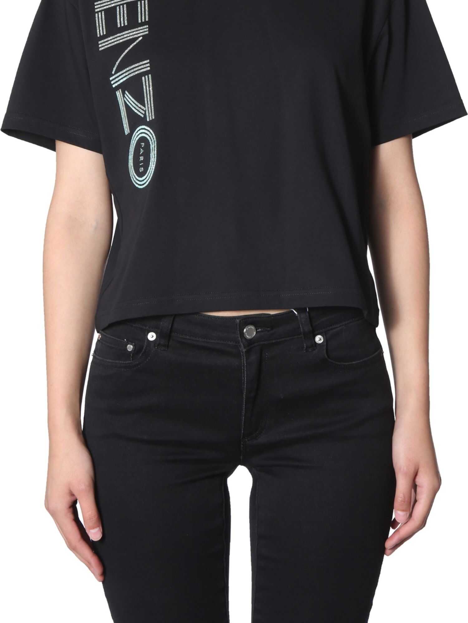 Kenzo Boxy Logo T-Shirt BLACK