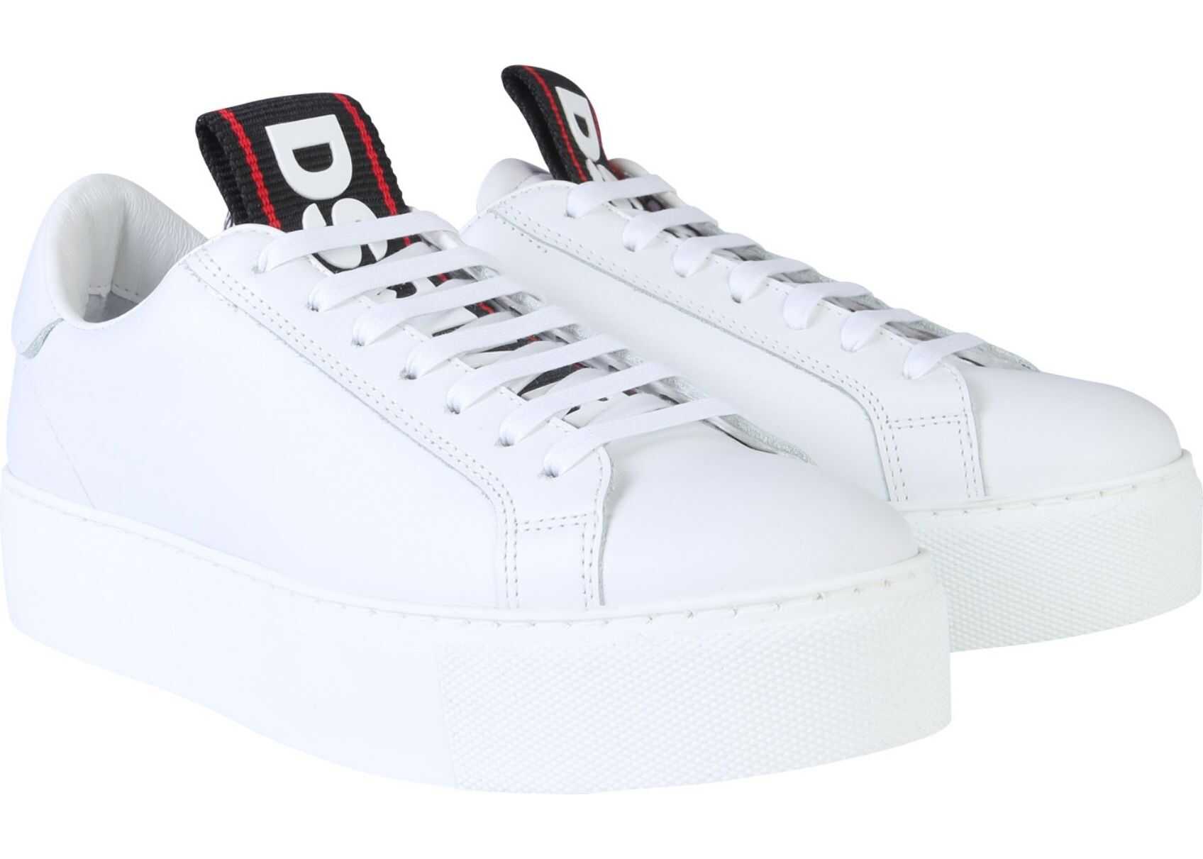 DSQUARED2 New Tape Sneaker WHITE