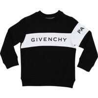Bluze Black Sweatshirt With White Band Baieti