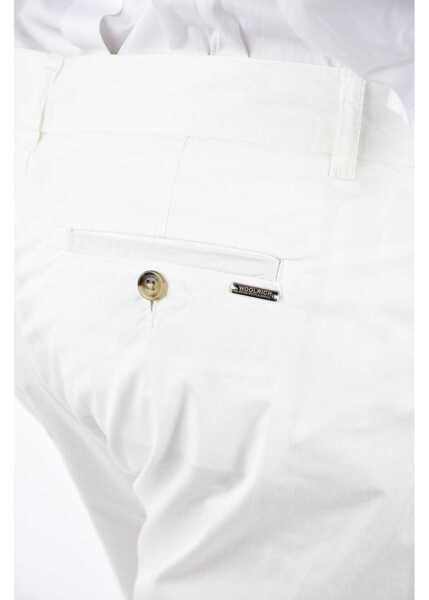 Pantaloni casual Woolrich Stretch Boyfriend Pants White Barbati (BM 6812807) 3