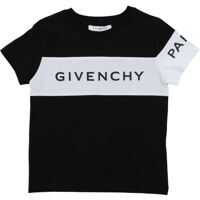 Tricouri Givenchy Black T-Shirt With Logo Band