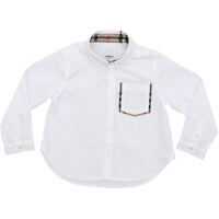 Camasi casual Harry Shirt In White With Check Details Baieti