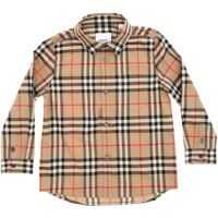 Camasi casual Fredrick Check Shirt In Beige Baieti