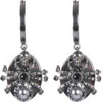 Cercei Swarovski-Studded Brass Earrings Femei