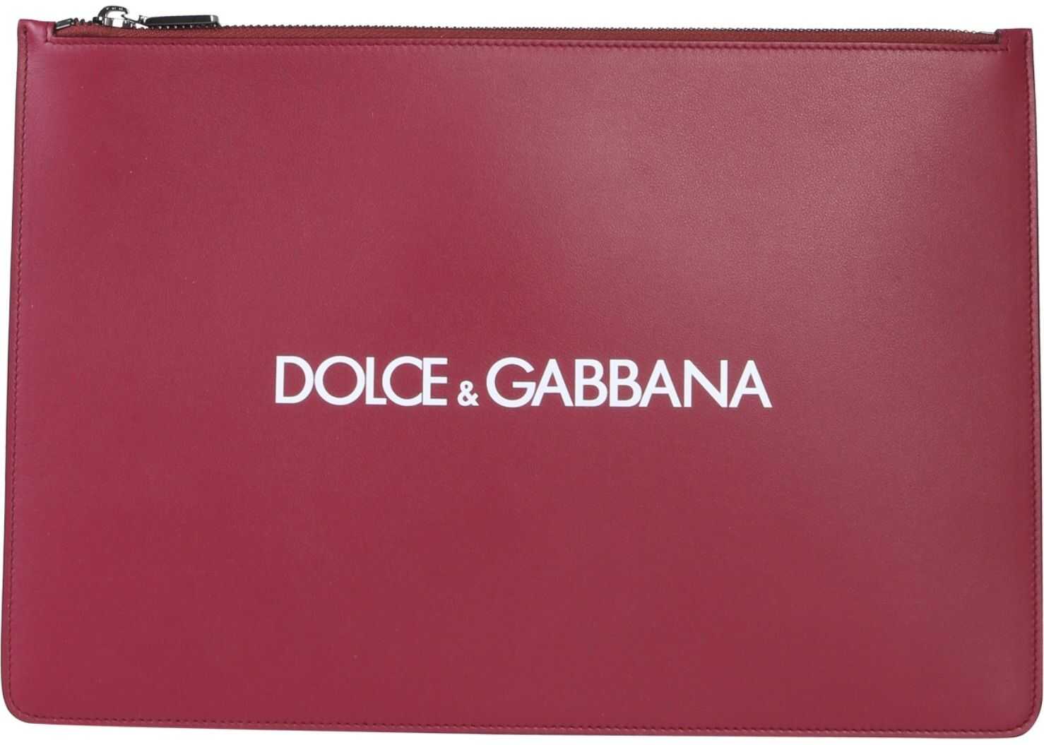 Dolce & Gabbana Document Holder With Logo RED