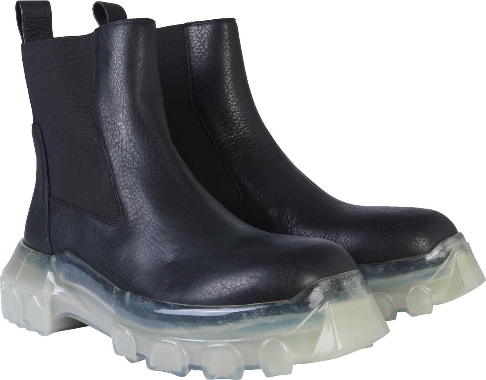 Rick Owens Bozo Tractor Beetle Boot BLACK