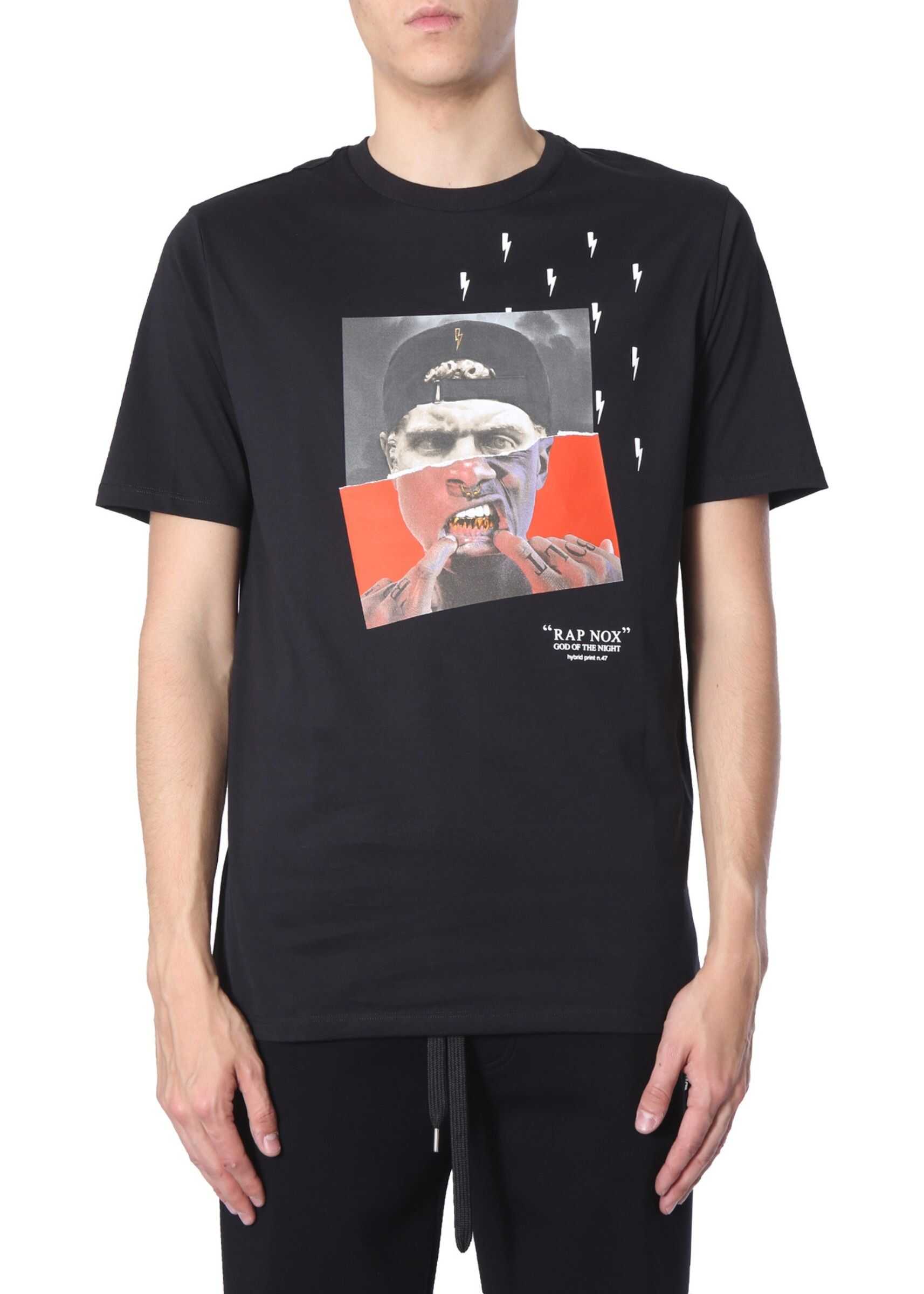 Neil Barrett Oversize Fit T-Shirt BLACK