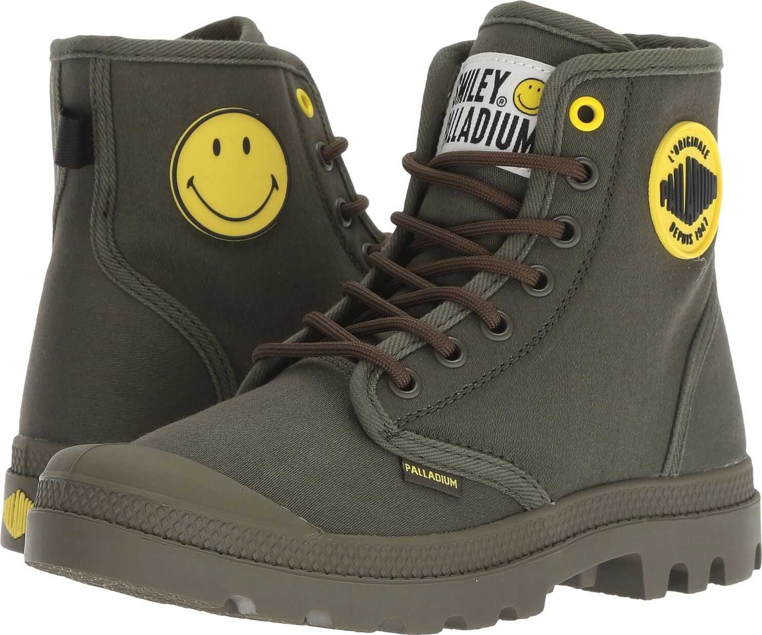 Bocanc Palladium Pampa Smiley Festbag Olive Night
